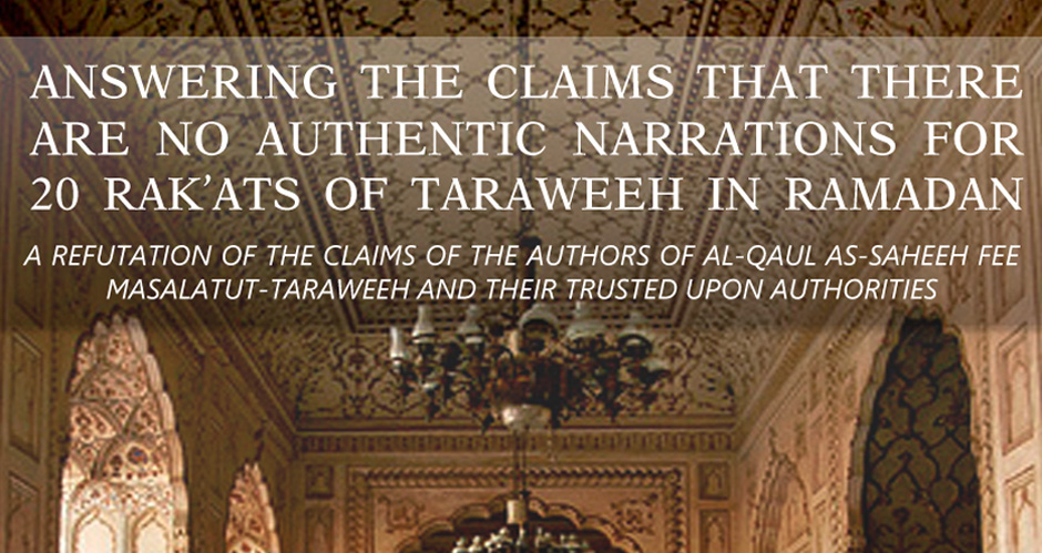 A Refutation of League's Mufti's Statement on Taraweeh 